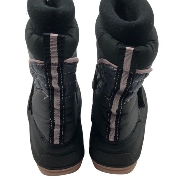 Buster Brown Chill Chasers Black Pink Little Girl’s Boots 7 - Picture 5 of 6